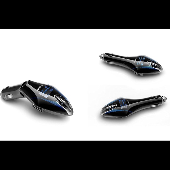 FM Transmitter car MP3 Player Hands-Free car kit Wireless Radio Audio Adapter US - Picture 4 of 7